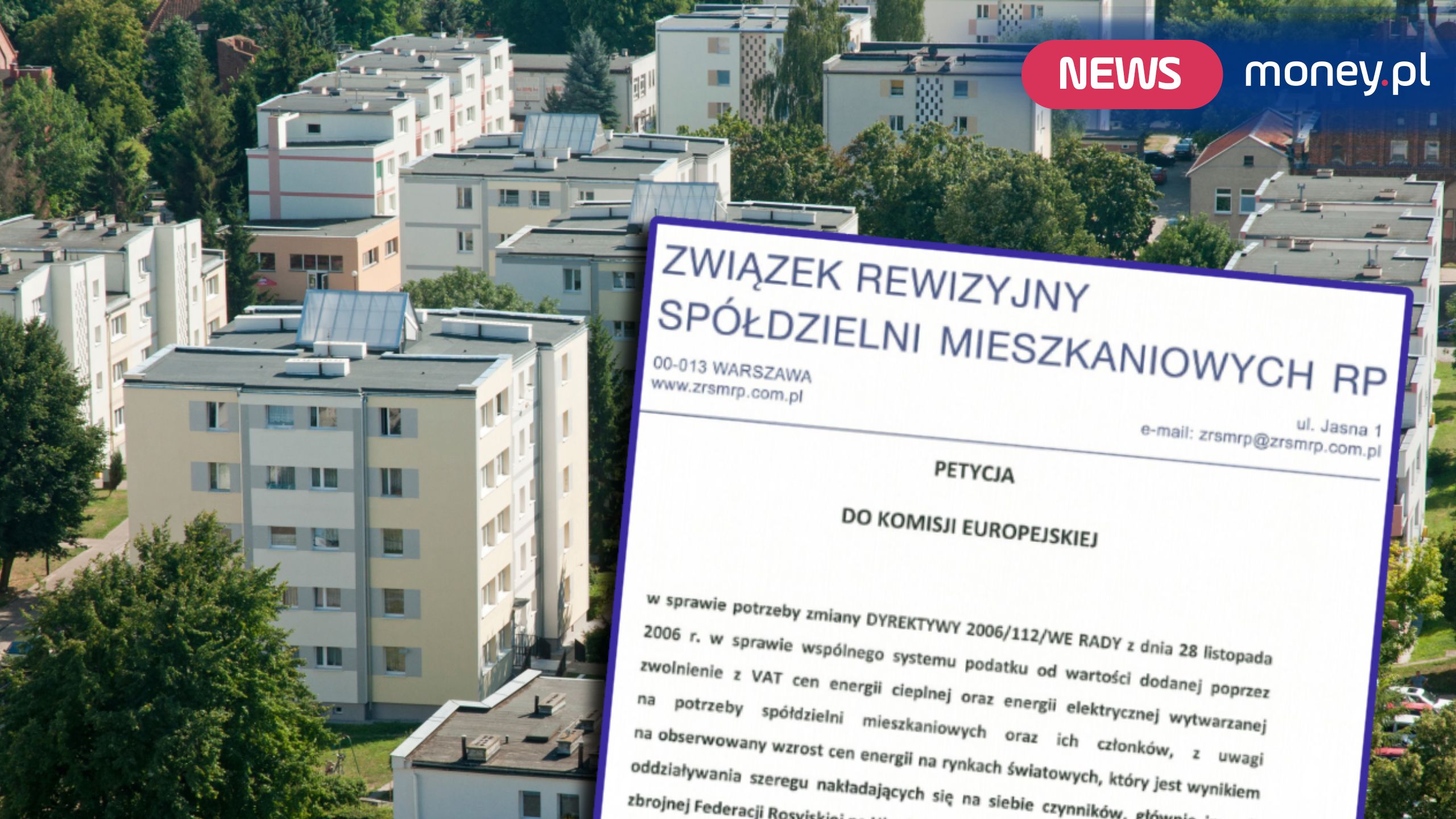 Przedstawiciele spółdzielni, chcą obniżyć rachunki w spółdzielniach w całej Polsce, dlatego złożyli petycję w KE