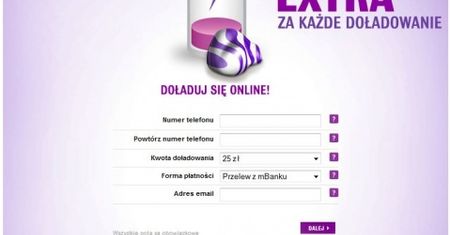 PLAY - 30% do doładowania za Lubię to! na Facebooku