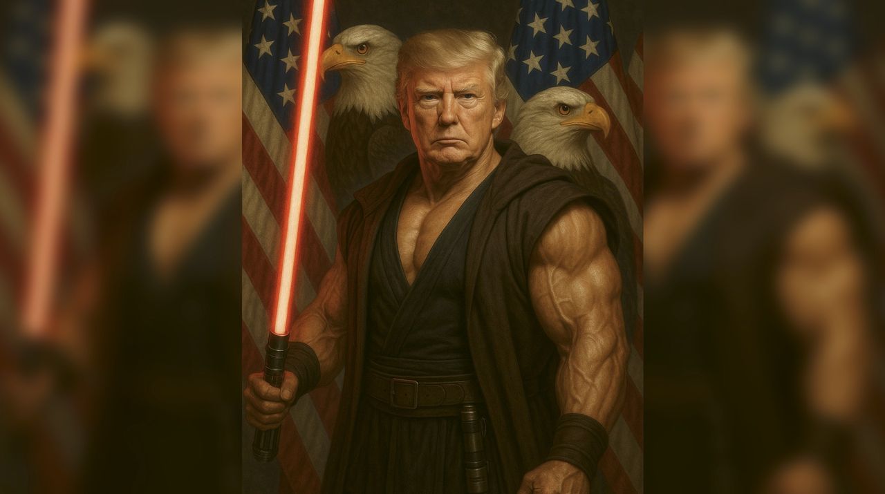 Donald Trump bawi się AI. Kuriozalne fotki na oficjalnym koncie Białego Domu