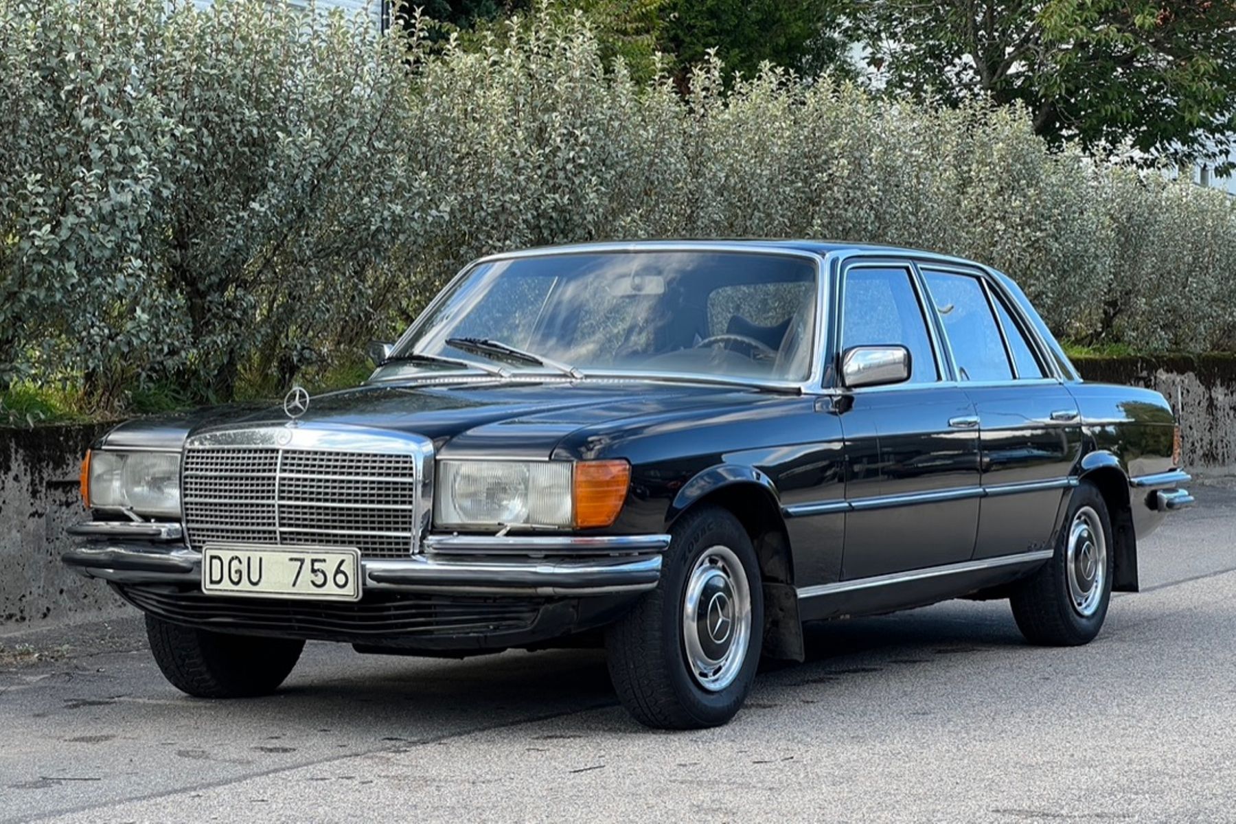 Mercedes Klasy S należący do króla Szwecji