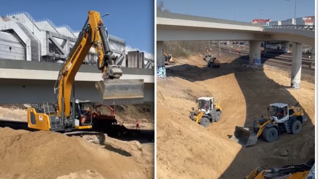 Burzenie mostów w Berlinie