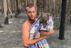 Australia. 22-latek bohaterem. Ratuje koale z płonącego lasu