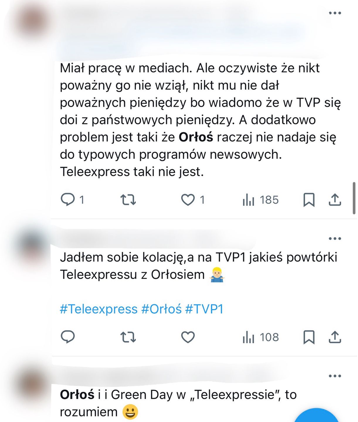 internauci komentują powrót Macieja Orłosia