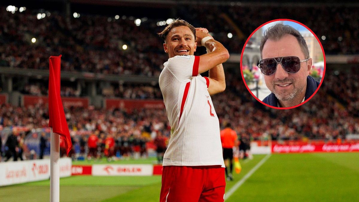 Getty Images / Maciej Rogowski/Eurasia Sport Images/Getty Images/Instagram Jerzy Dudek / Na dużym zdjęciu Matty Cash, na małym Jerzy Dudek