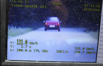 131 km/h na liczniku. Recydywista znów przekroczył prędkość