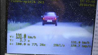 131 km/h na liczniku. Recydywista znów przekroczył prędkość