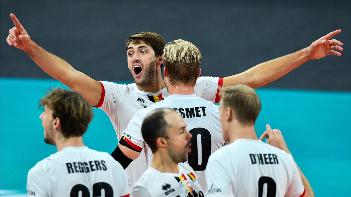 Materiały prasowe / Volleyball World / Na zdjęciu: Reprezentacja Belgii mężczyzn