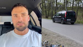 Wzruszający widok. Tak wyglądało miejsce wypadku Litewki w dniu pogrzebu