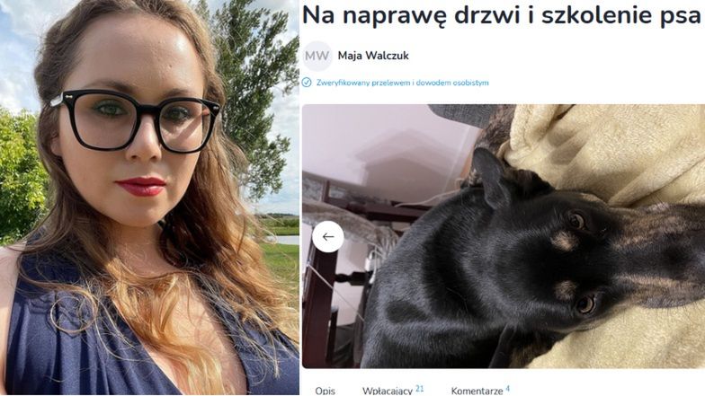 Po publikacji na temat zrzutki na drzwi Maja Walczuk apeluje: "A ode mnie się OD*IEPRZCIE"