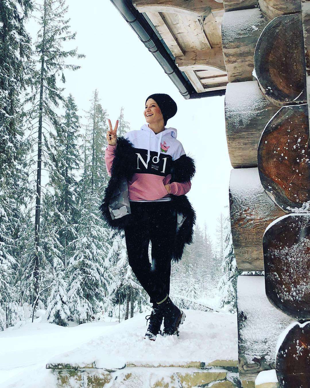 Małgorzata Kożuchowska w Tatrach