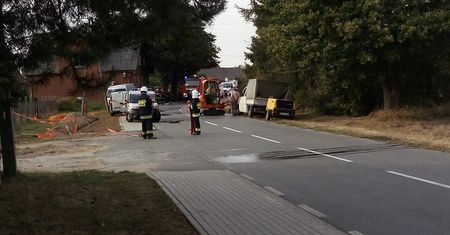 Przerwany gazociąg. Ewakuacja mieszkańców Polanowa