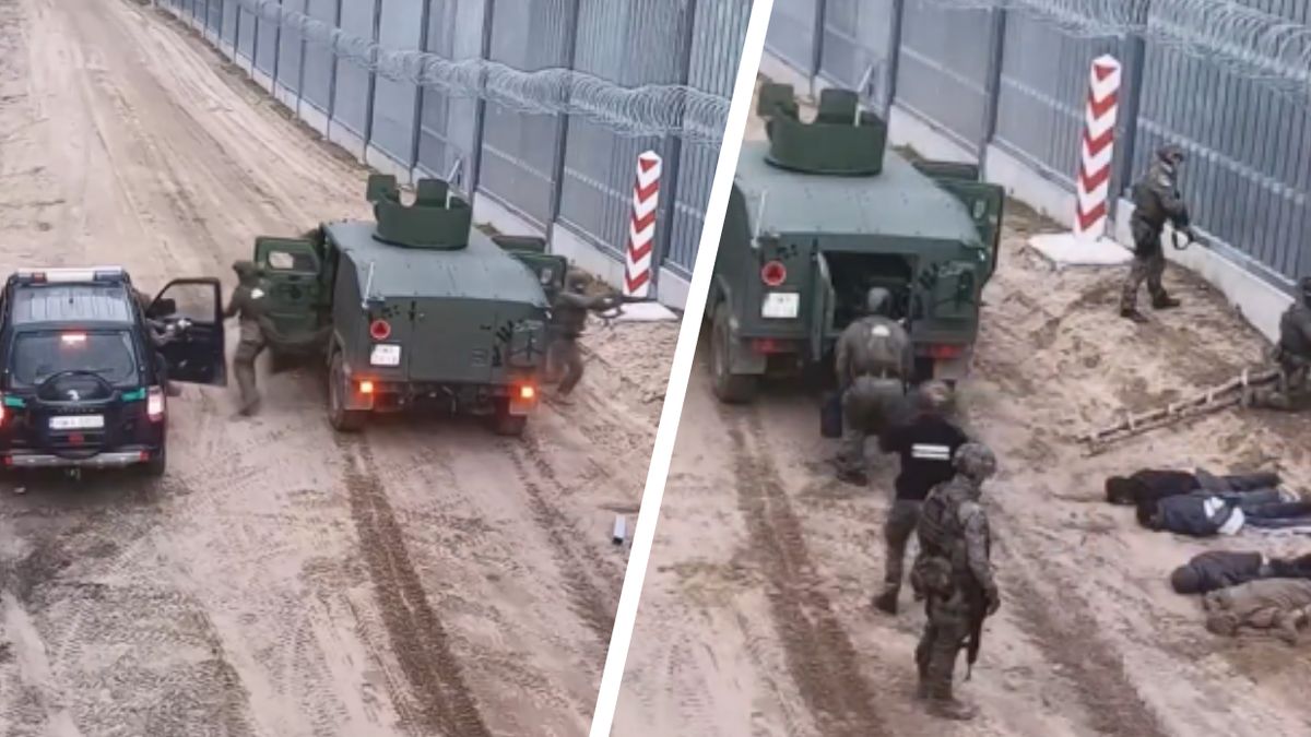 Donald Tusk pokazał nagranie z granicy