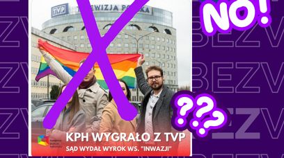 TVP nie chce przeprosić KPH za film pt. "Inwazja" o osobach LGBT+