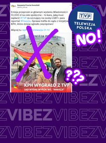 TVP nie chce przeprosić KPH za film pt. "Inwazja" o osobach LGBT+