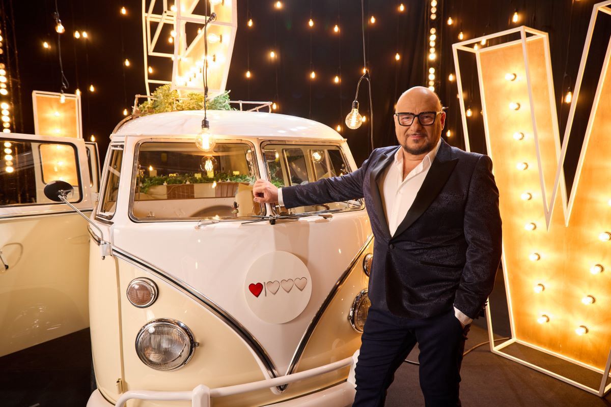 Zdjęcie z planu programu "Randka w ciemno" 