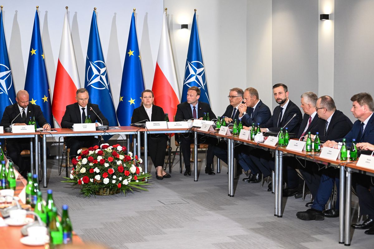 Posiedzenie Rady Bezpieczeństwa Narodowego w siedzibie Podlaskiego Oddziału Straży Granicznej w Białymstoku