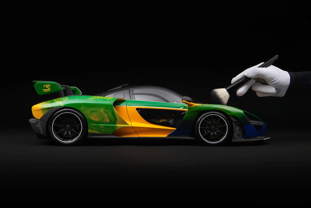 McLaren unveils Ayrton Senna commemorative 1:8 scale model