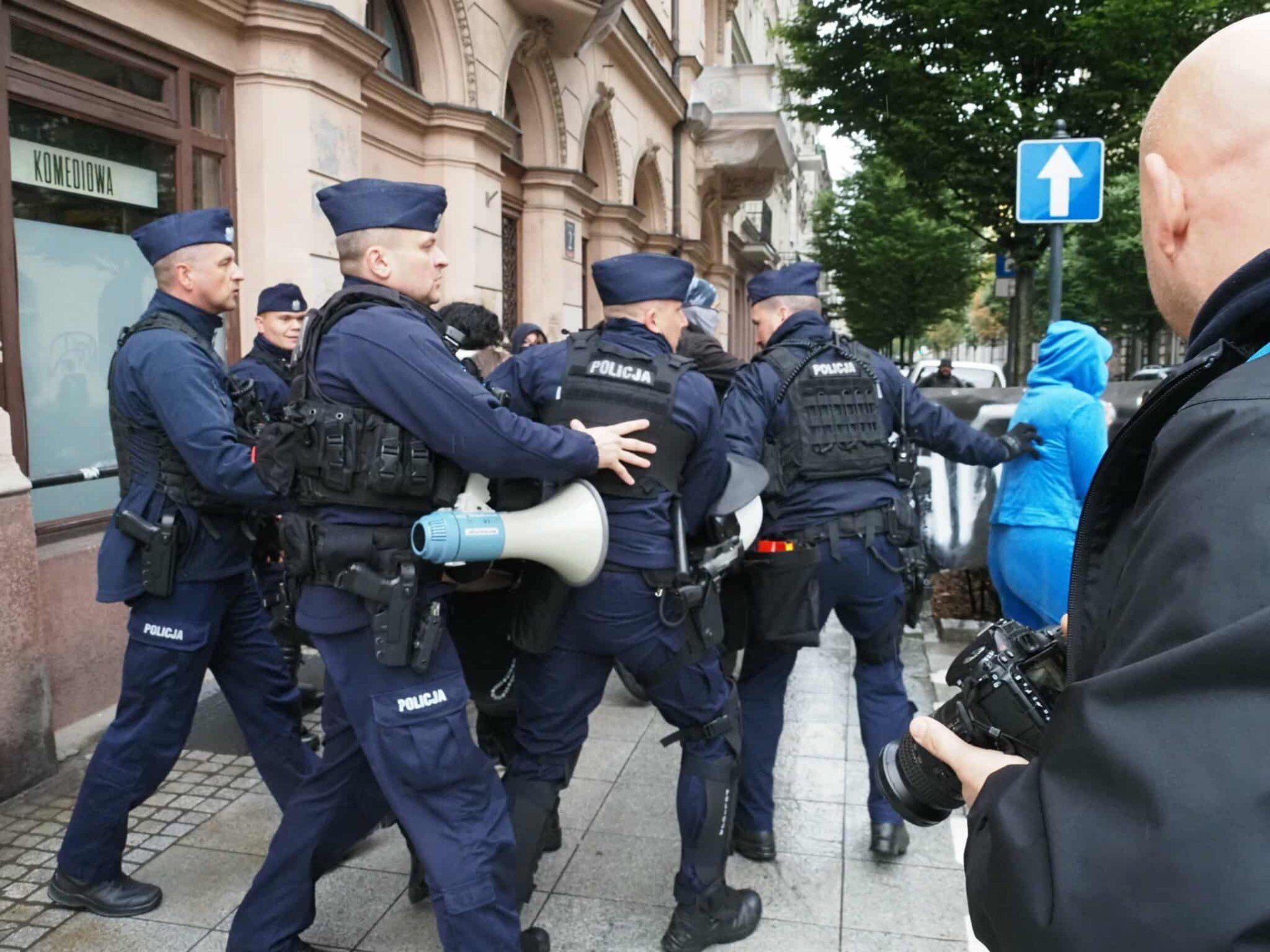 Marsz przeciwko imigrantom w Łodzi
