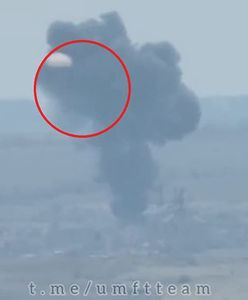 Celny strzał Ukraińców. Prosto w bombowiec Rosjan