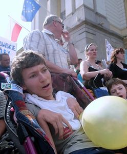 Pikieta pod kancelarią premiera