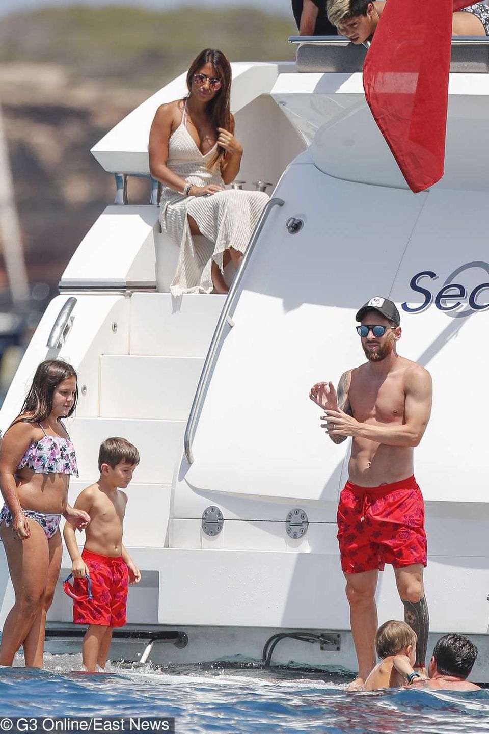 Leo Messi z rodziną na Ibizie