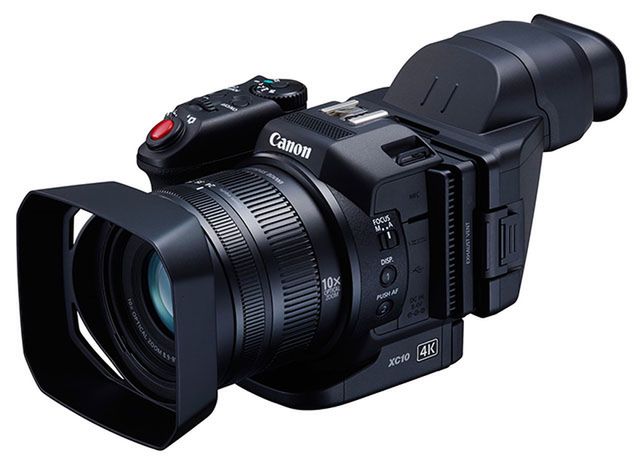 Canon XC10 z wizjerem na ekranie LCD