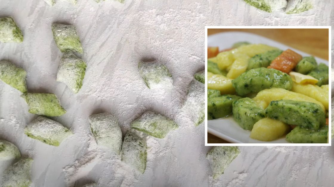 Kolorowe kluski leniwe