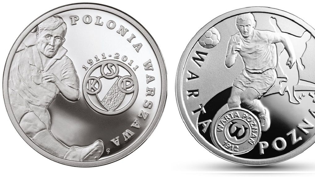 Przed Legią NBP uhonorował w ten sposób dwa inne kluby - Polonię Warszawa i Wartę Poznań