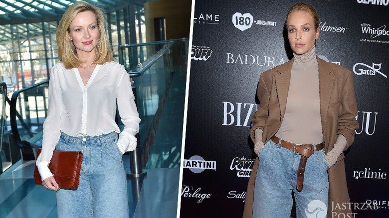 szerokie dżinsy gwiazd