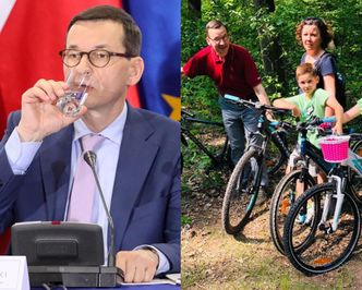 Mateusz Morawiecki pokazał zdjęcie z rodzinnej wycieczki rowerowej (FOTO)