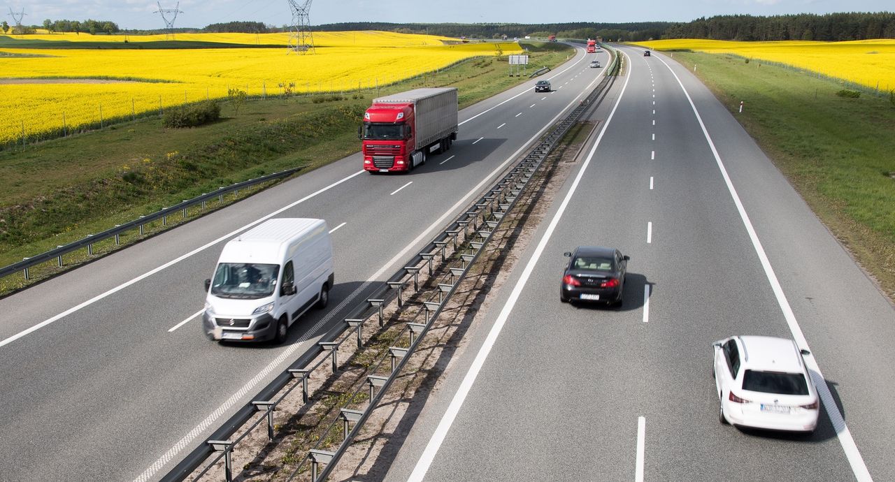 Tylko na niektórych odcinkach autostrad ruch jest spokojny