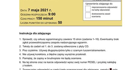 Matura 2021 - angielski rozszerzony. Mamy arkusze CKE