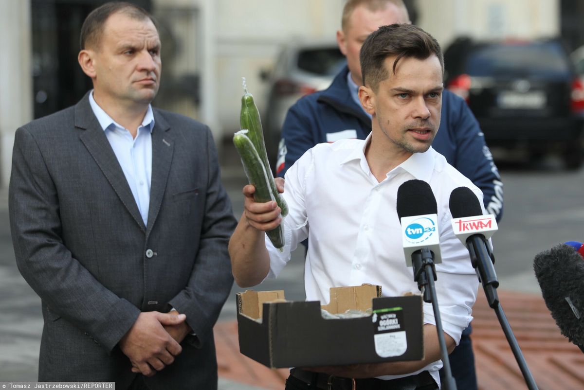 Michał Kołodziejczak przed spotkaniem z ministrem rolnictwa