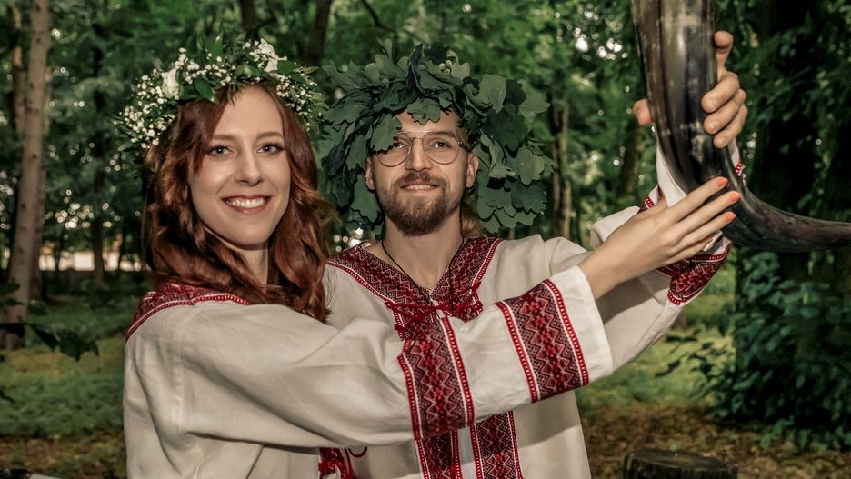 Kalina Niedźwiecka wzięła ze swoim partnerem ślub słowiański