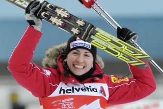 Drugie miejsce Justyny Kowalczyk w biegu na 10 km techniką dowolną