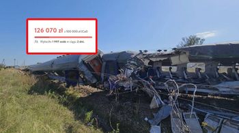 100 tys. zł dla rannego maszynisty. Zbiórka osiągnęła cel w ekspresowym tempie
