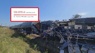 100 tys. zł dla rannego maszynisty. Zbiórka osiągnęła cel w ekspresowym tempie