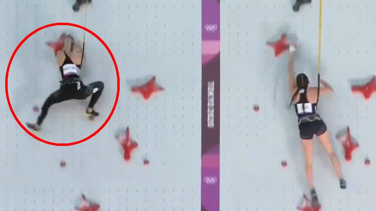 Aleksandra Mirosław w eliminacjach wspinaczki na czas podczas igrzysk w Tokio