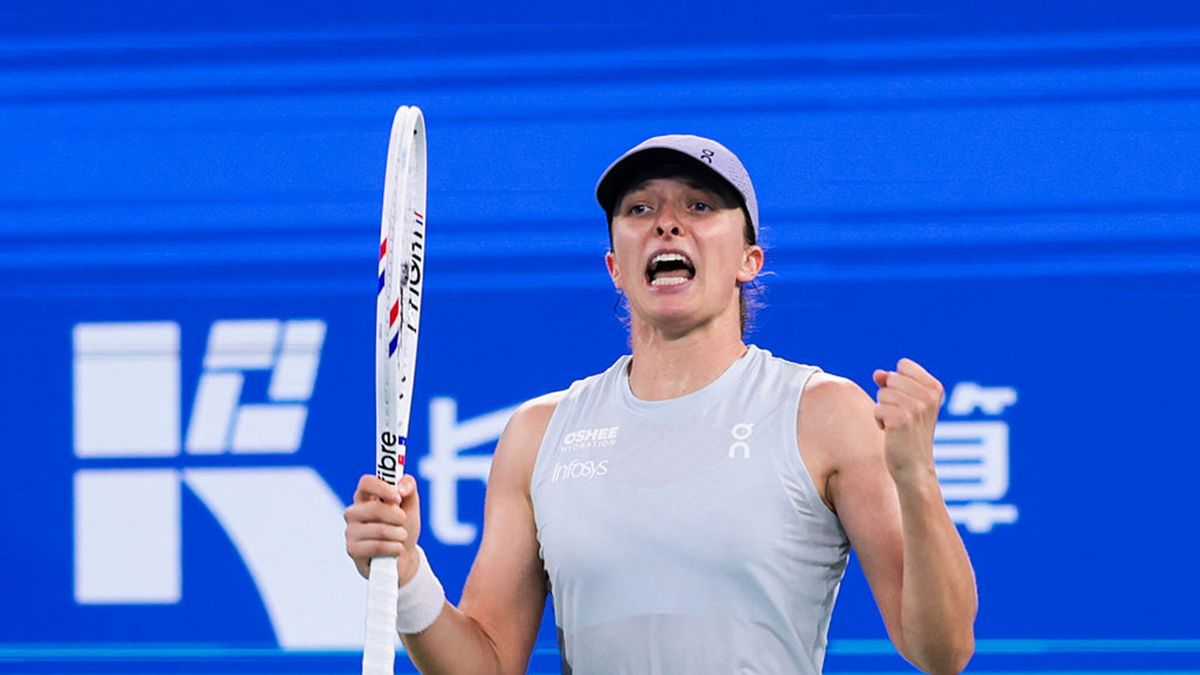Getty Images / WUHAN OPEN OFFICIAL 2025/VCG / Na zdjęciu: Iga Świątek
