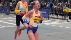 Jest w piątym miesiącu ciąży. Właśnie przebiegła maraton. I to jak