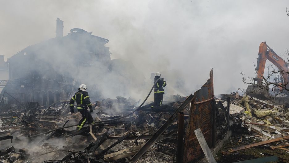 Kijów po rosyjskim ostrzale