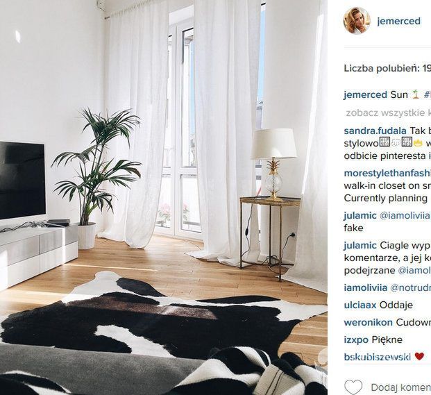 Jessica Mercedes pochwaliła się swoim mieszkaniem