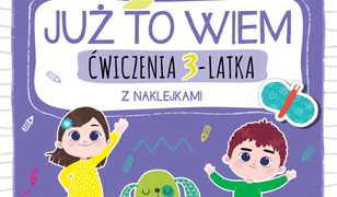 Już to wiem. Ćwiczenia 3-latka z naklejkami