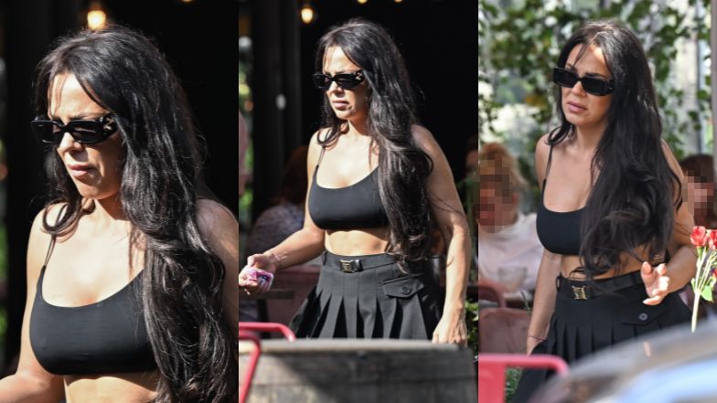 Sylwia Bomba na obiedzie z Grzegorzem Collinsem i córką