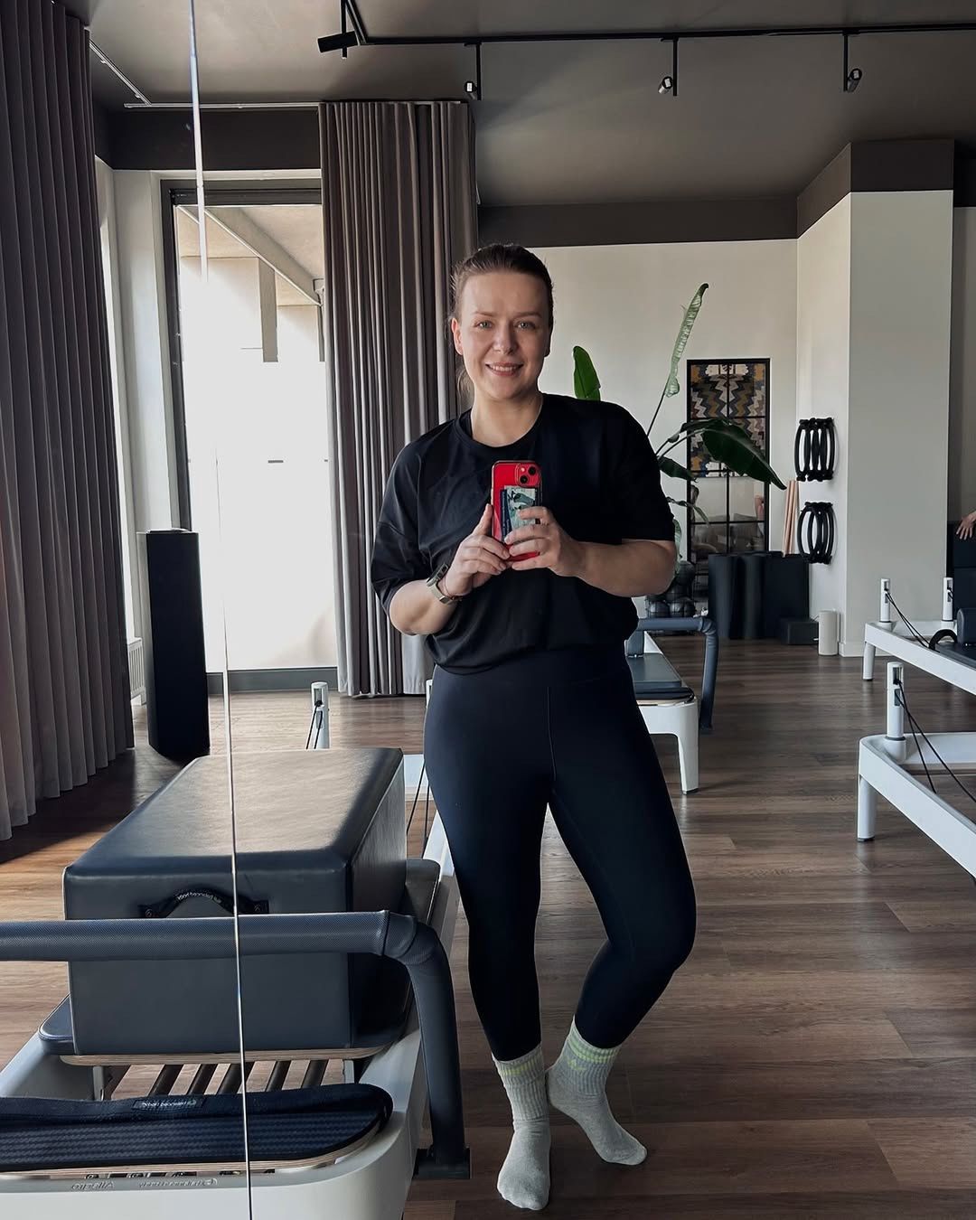 Aneta Zając śle pozdrowienia z pilatesu