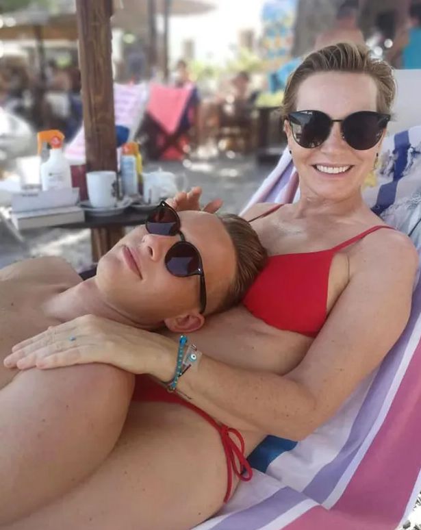 Paulina Smaszcz ze starszym synem