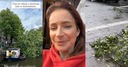 Anna Dereszowska relacjonuje pobyt w Amsterdamie, pokazując miasto po cyklonie. "Krajobraz po ARMAGEDONIE"