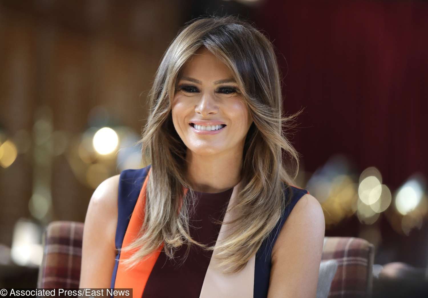 Melania Trump w Londynie w sukience od Victorii Beckham