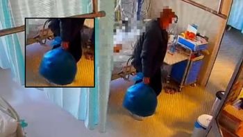 Nagrano kradzież w szpitalu. Odwiedzał żonę, okradł inną pacjentkę