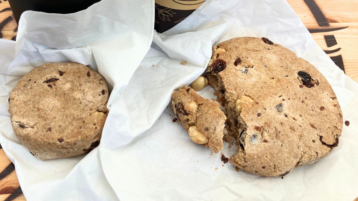 Pożywne ciasteczka do kawy